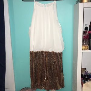 Gold Sequin Romper